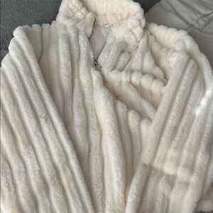 Candie's Soft Cream Teddy Jacket